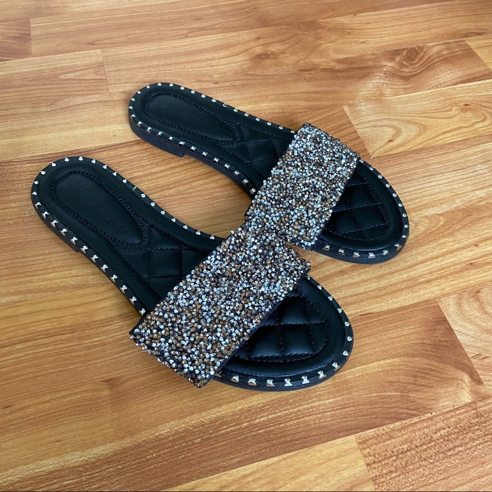 Rhinestone sandals